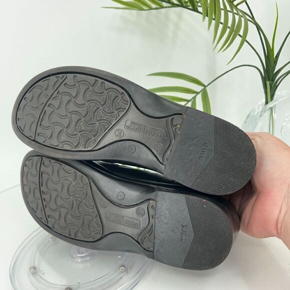 Footprint by Birkenstock Loafers Women's Size 37 6 Narrow Black Leather Shoes - Picture 11 of 14